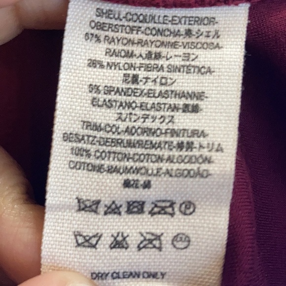 Free People Skyscraper Bodycon Dress Burgundy Size XS - Picture 9 of 10